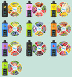 ATVS Disposable 60 000 zaciągnięć: 4-w-1 smakowy, ładowalny, jednorazowy e-papieros z wyświetlaczem LED